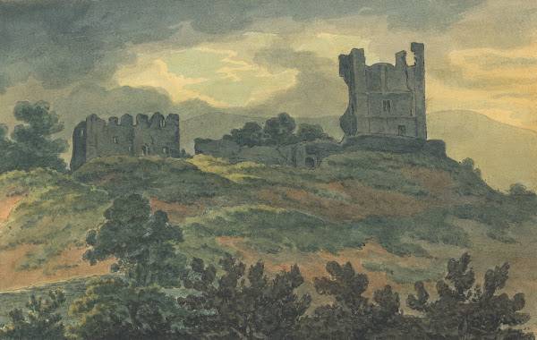Castle Ruins on a Hilltop