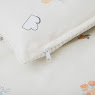 Bedding set for a baby crib 5 el Twins Via (poplin) Birds grey