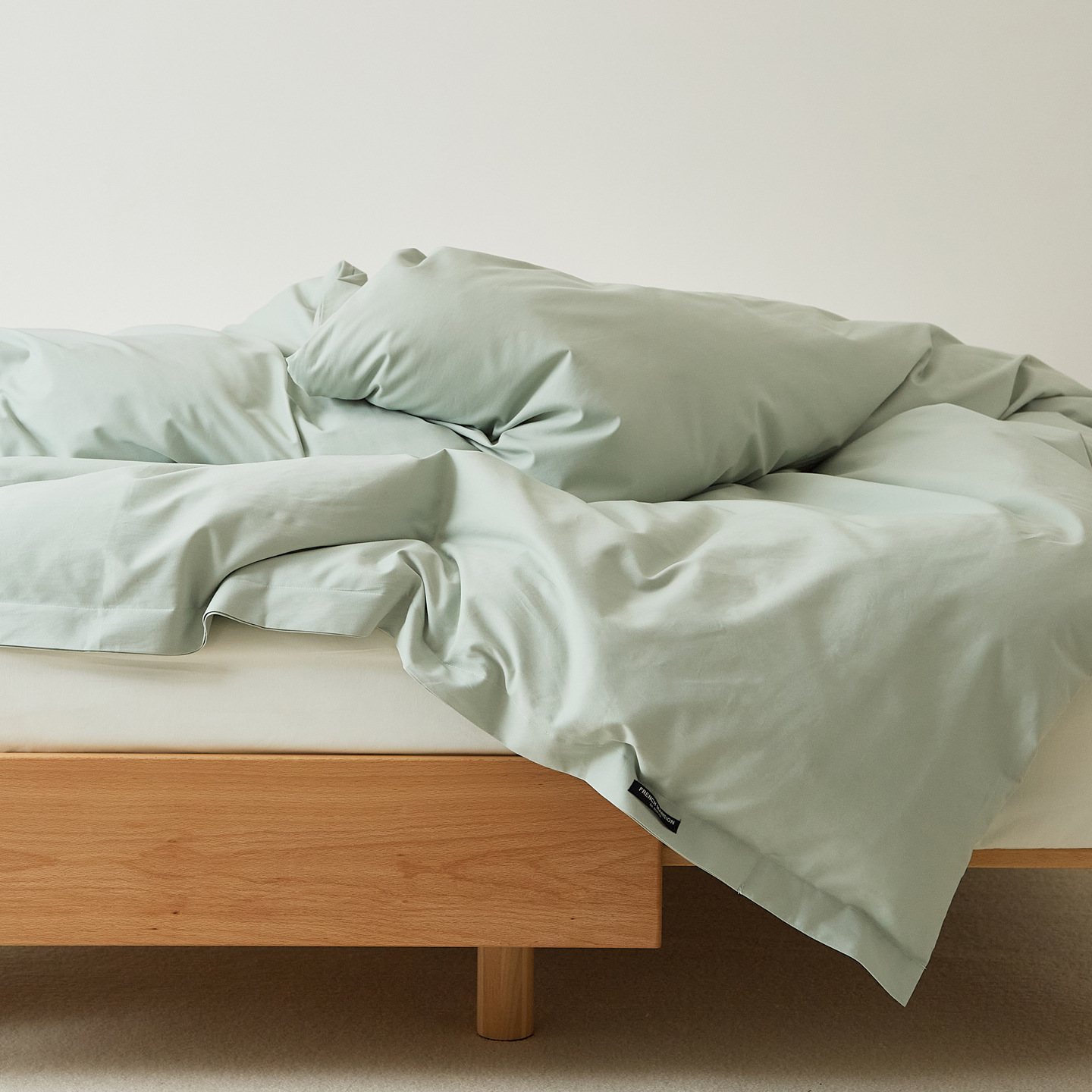 Cotton duvet cover, 100s yarn, brushed