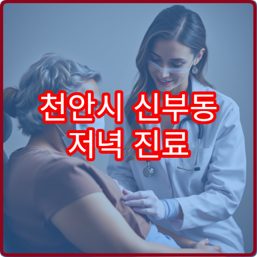 천안시 신부동 저녁 진료 가능한 소아과 야간 병원 정리