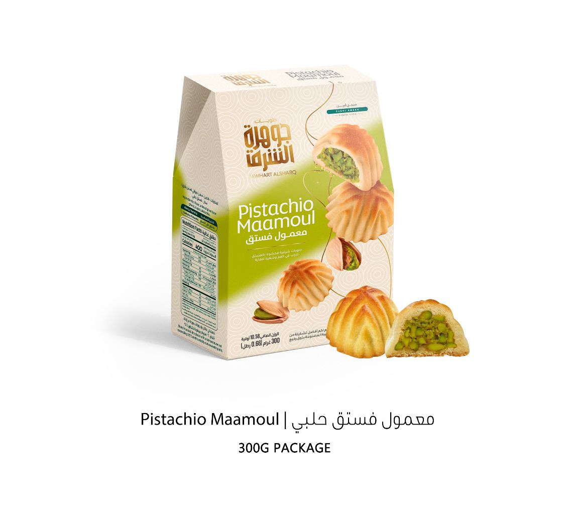 Jawhart Alsharq Classic Dates Pistachio 24x300g