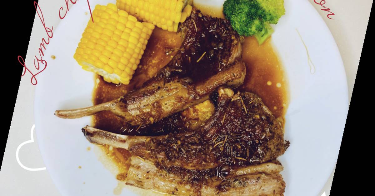 Sườn cừu áp chảo với giấm balsamic