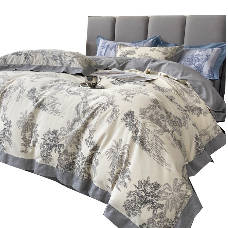 Cotton Bedding Set, Brushed, European Style