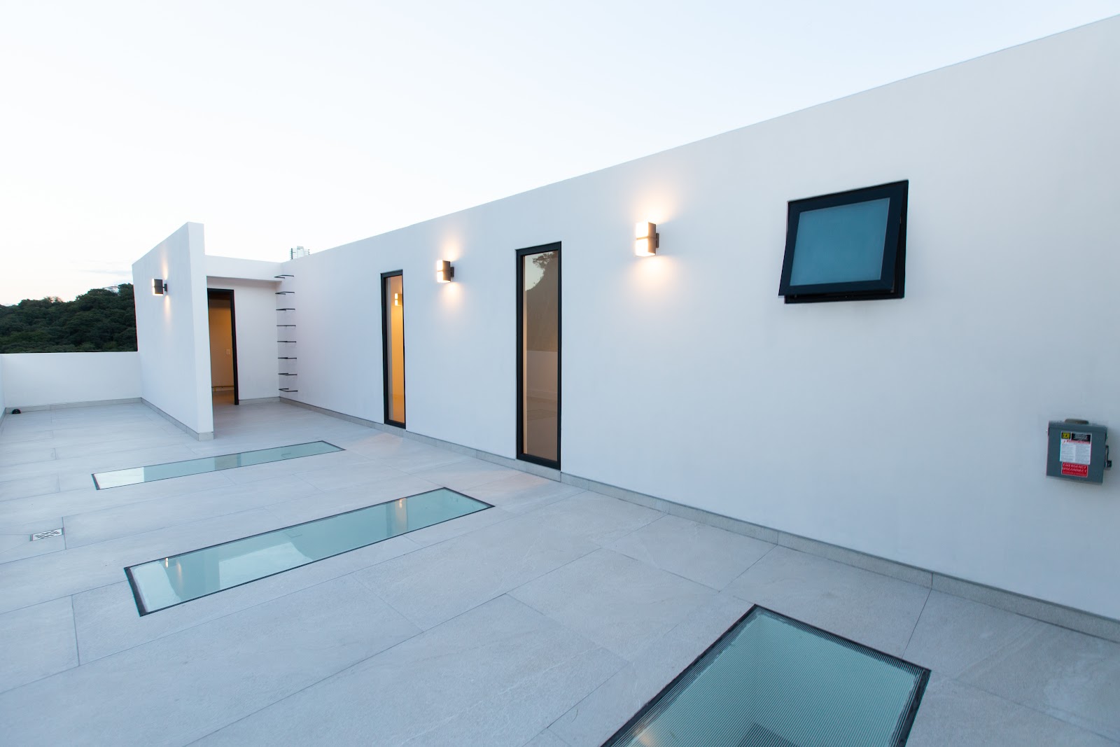 Terraza con vista residencia de lujo Bosque de Ámbar