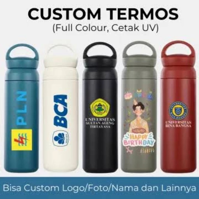 TUMBLER TRAVEL japan Hook costum/Thermos stainless steel/Tumbler costum design bebas — foto 1