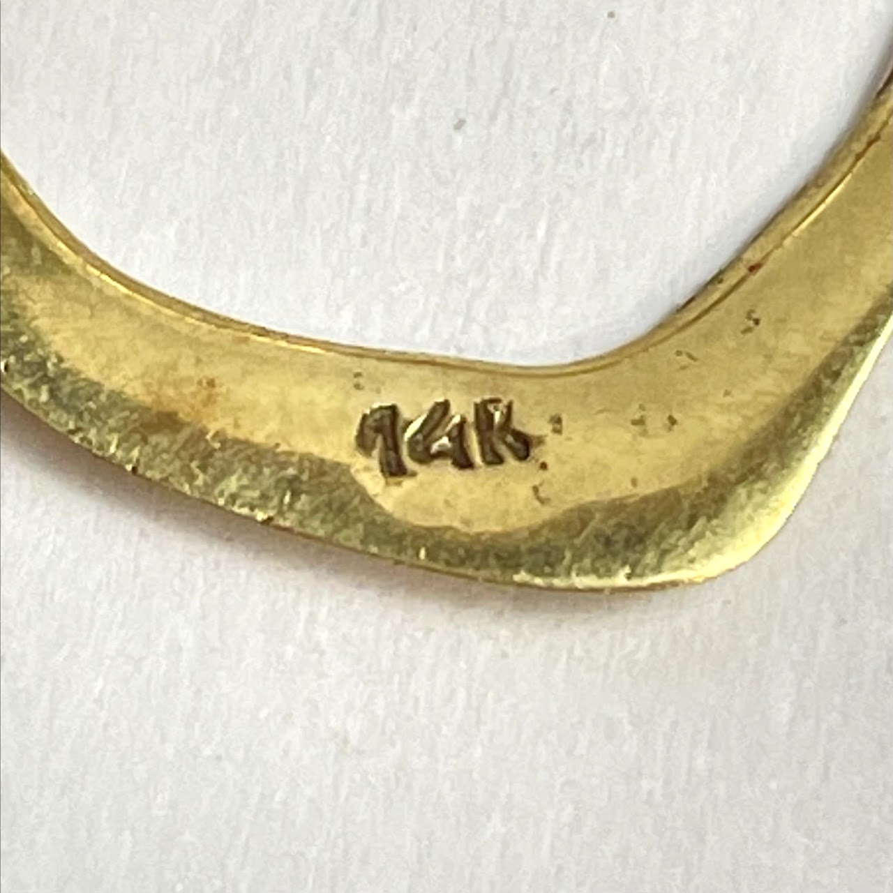 14K Gold Heart Pendant