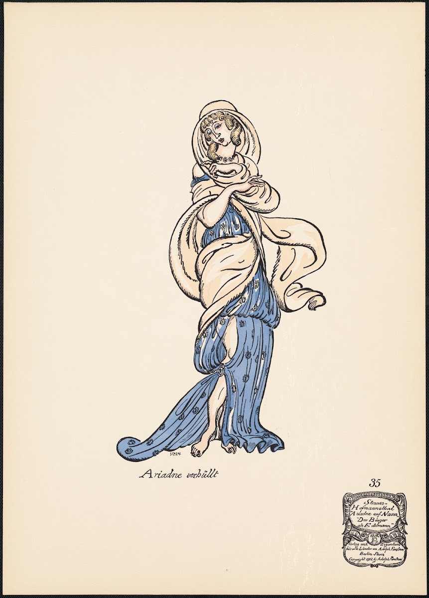 Ariadne verhüllt 1912