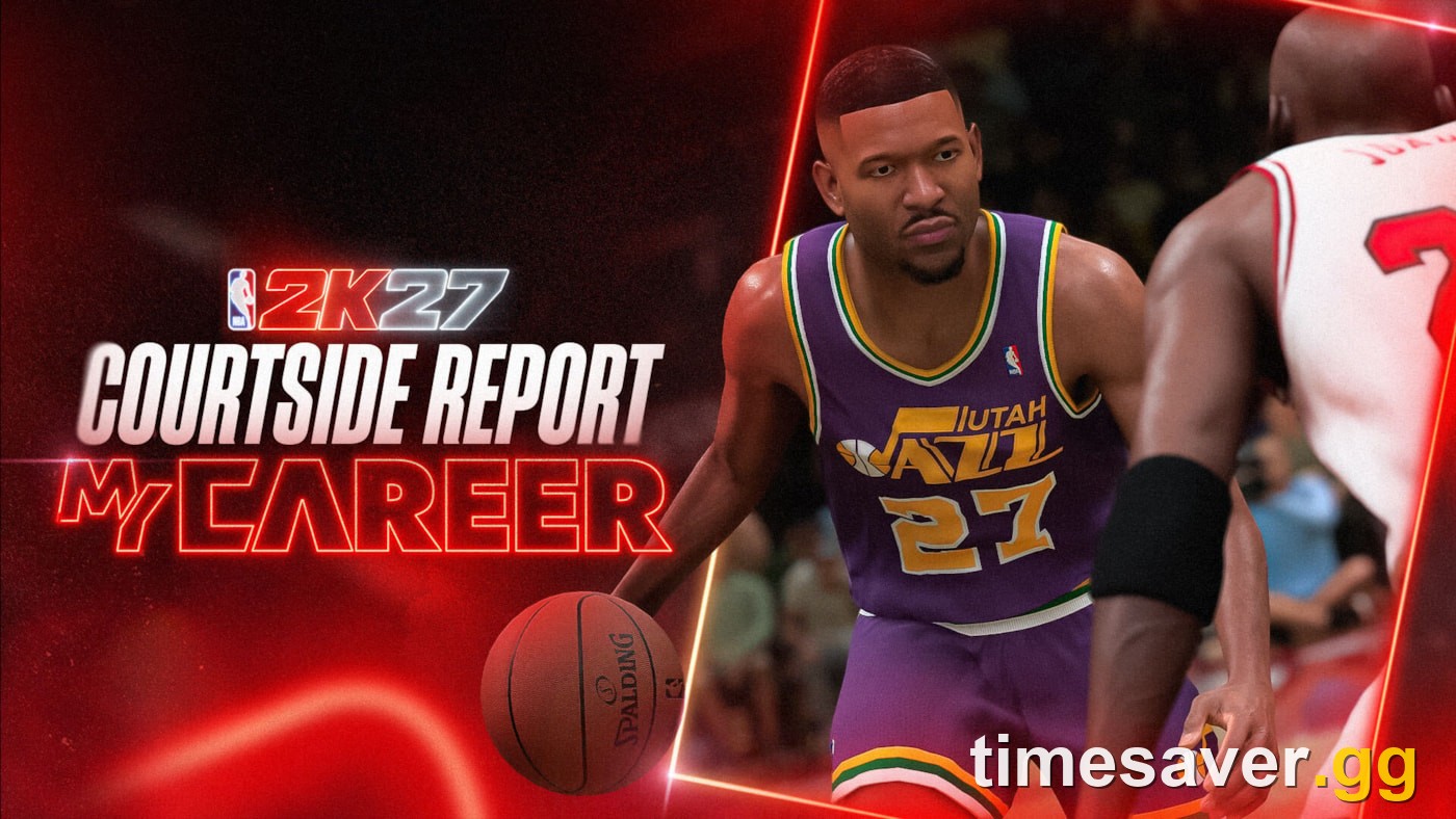 NBA 2K27 MyCAREER Courtside Report reveal key art