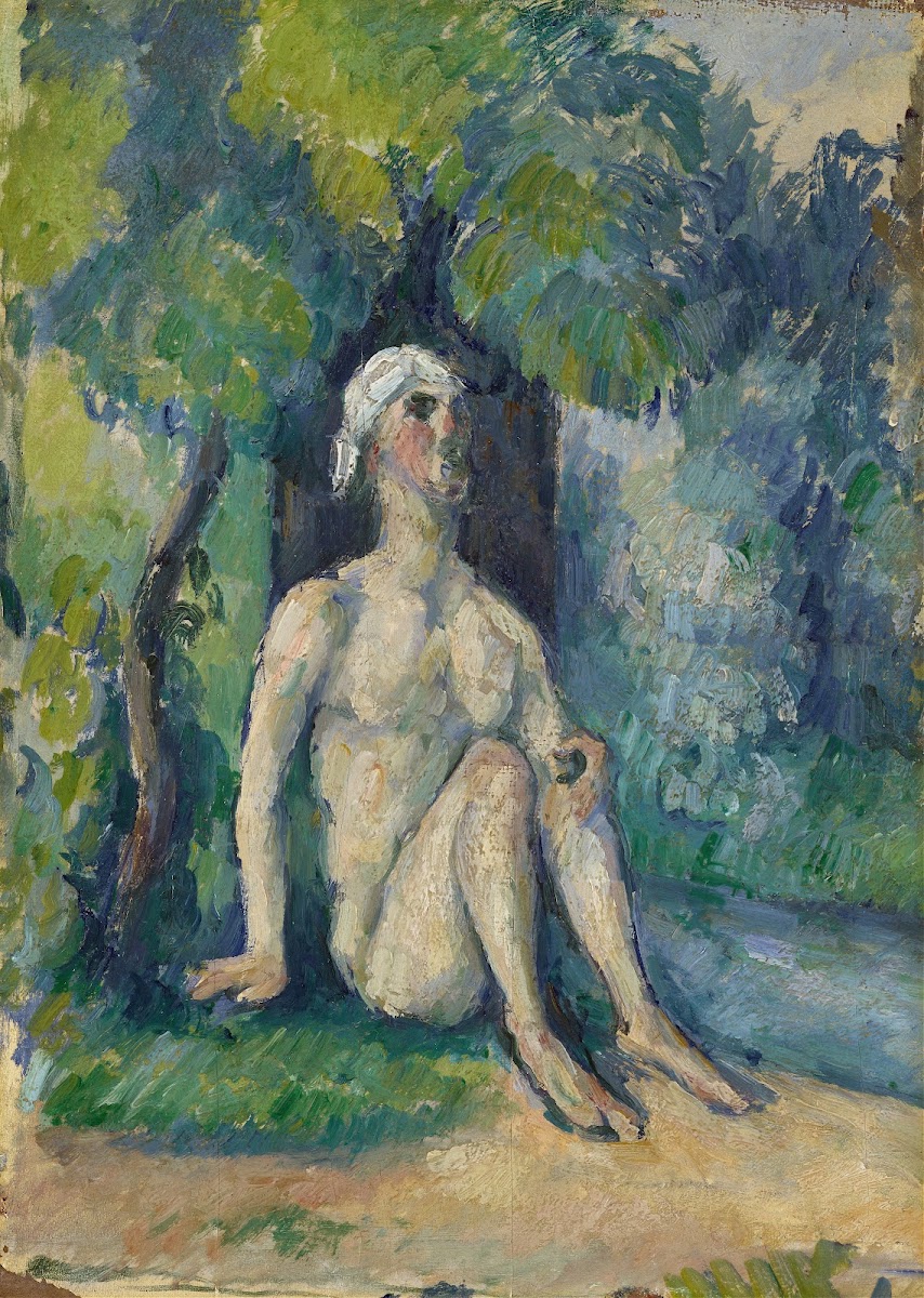 Bathers Sitting On The Water 1876