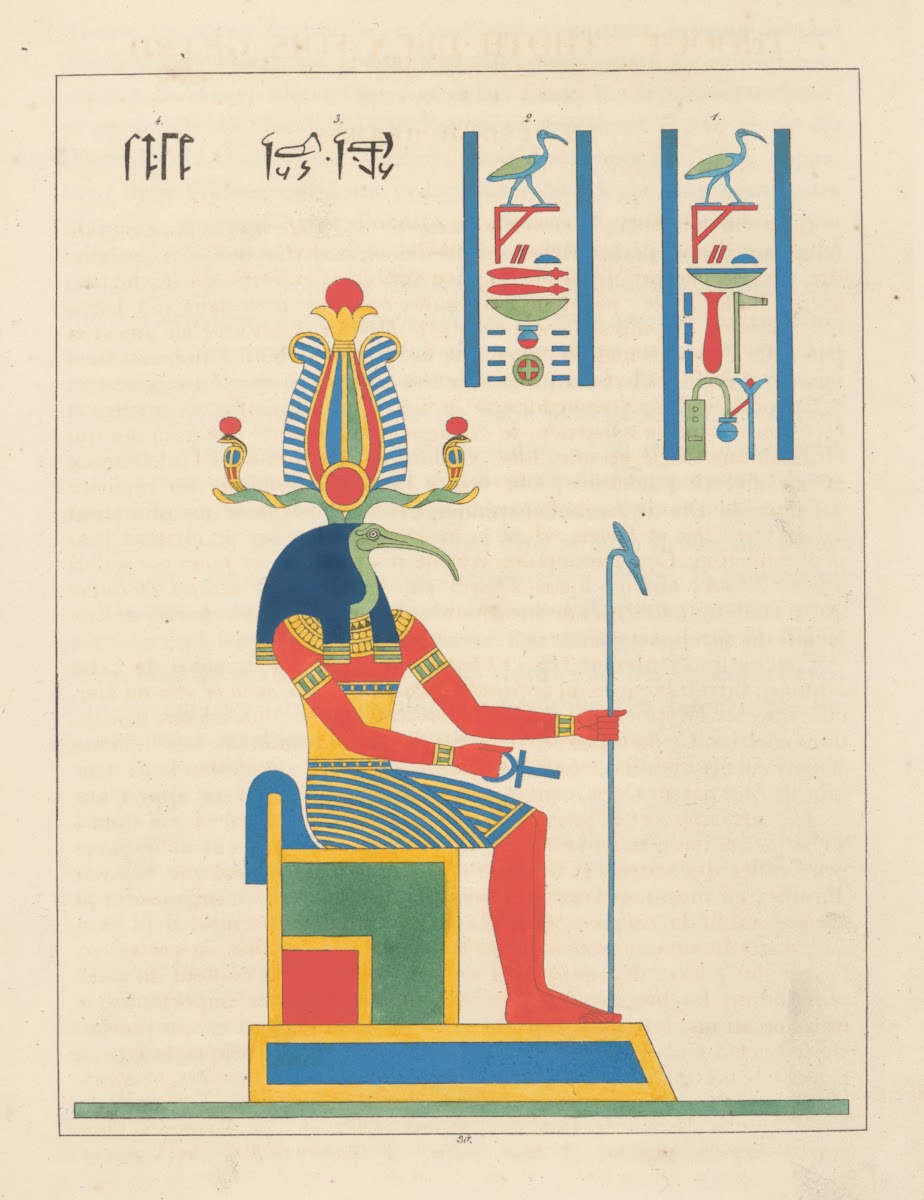 Thôout Thoth deux fois grand  le second Hermès 1823   1825