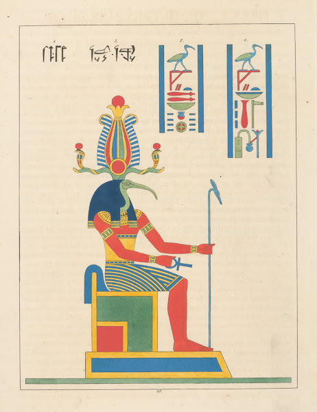 Thôout Thoth deux fois grand  le second Hermès 1823   1825