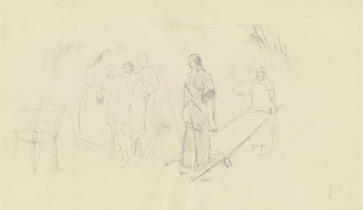 Studie aus dem Kriegslazarett 1915