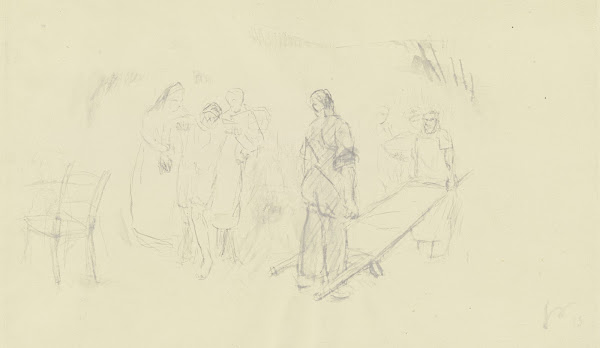 Studie aus dem Kriegslazarett 1915