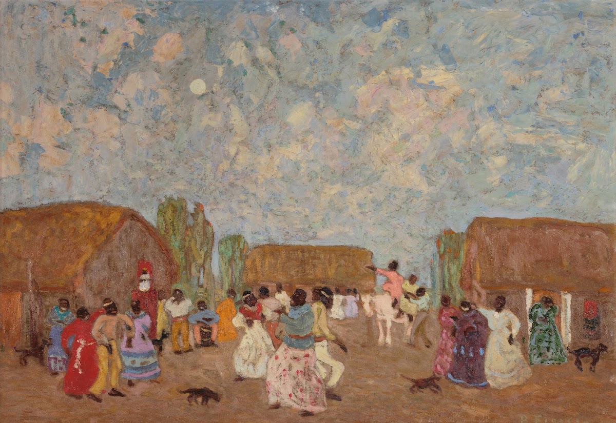 La plaza del pueblo 1938