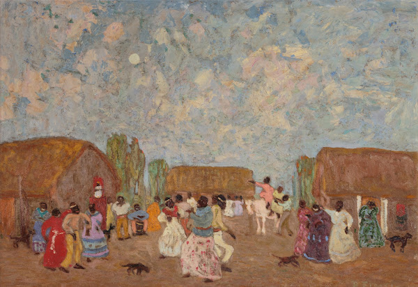 La plaza del pueblo 1938