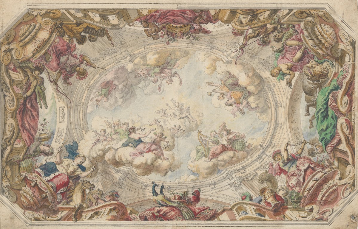 Design for a Ceiling ca 1712