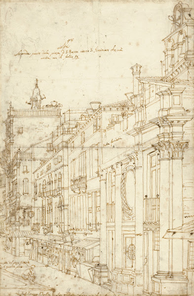 The Campo S Basso The North Side with the Church 1740