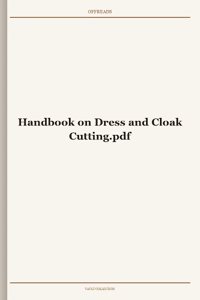 Handbook on Dress and Cloak Cutting