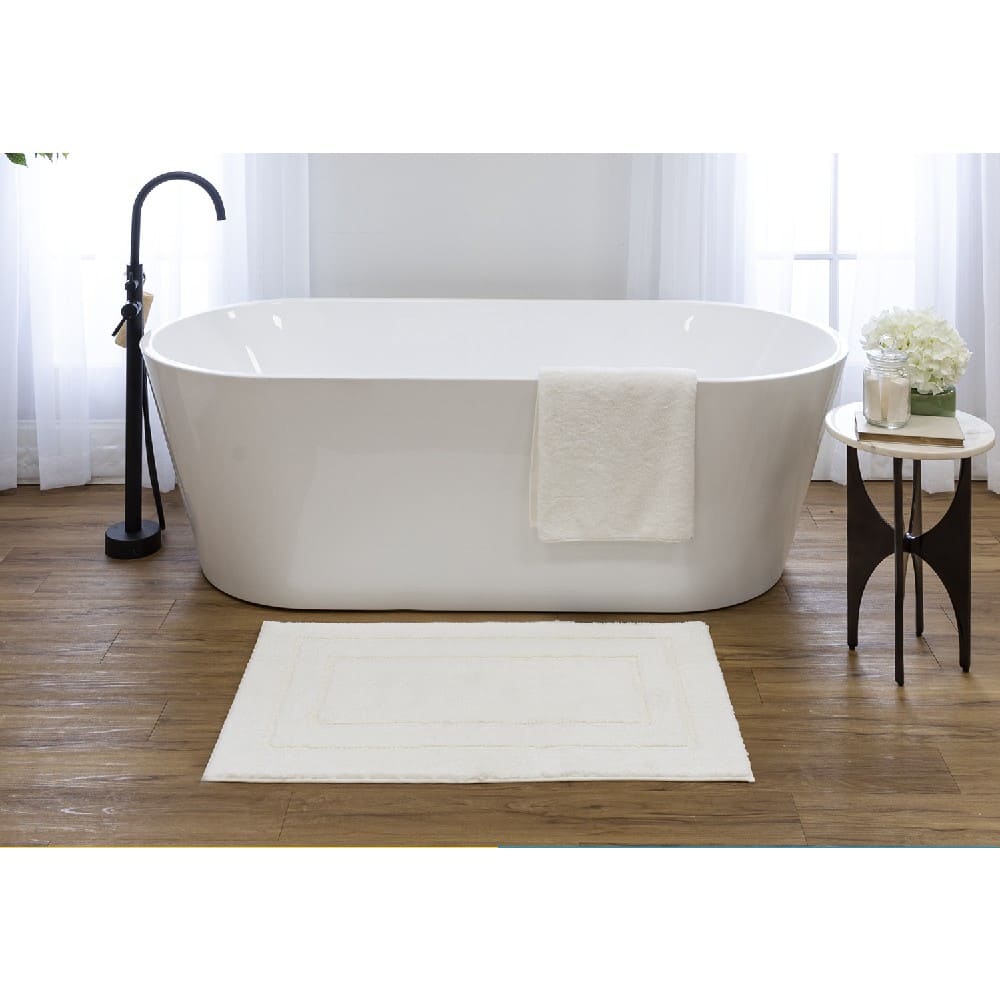 Tapete para baño de poliéster Mohawk Home™ Signature 100 x 60 cm color blanco