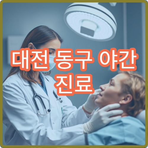 대전 동구 야간 진료 응급의학과 병원 응급 환자 대응 가능
