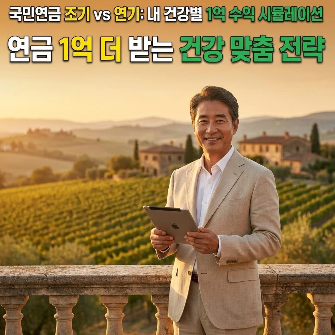 국민연금 1억 더 받는 건강 맞춤 전략