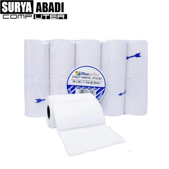 KERTAS LABEL STIKER 55 X 30MM