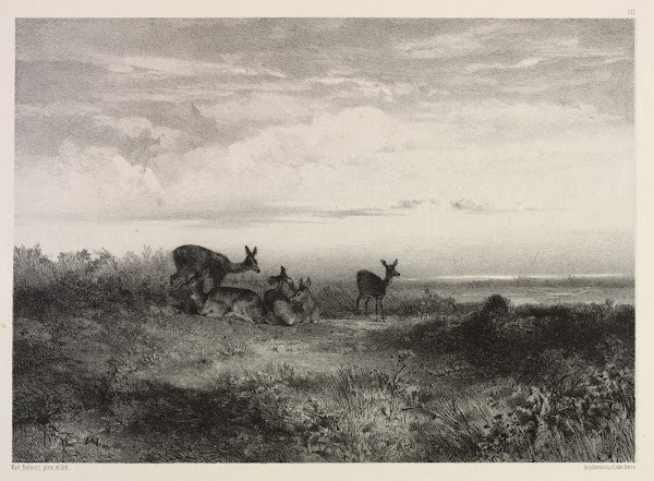 Landscape with Deer c 1840