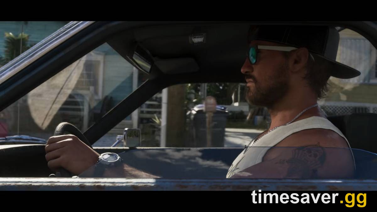Jason driving through Vice City in official Grand Theft Auto VI trailer footage