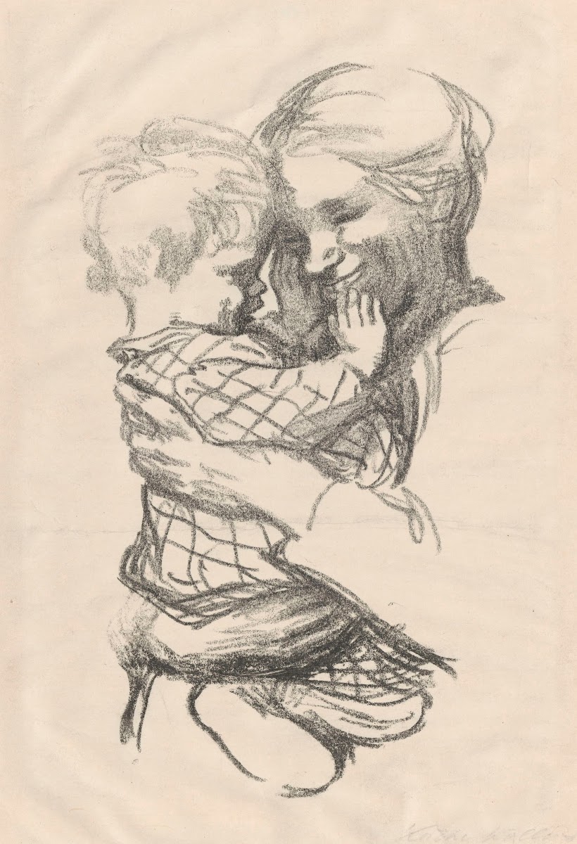 Mutter mit Kind auf dem Arm 1916