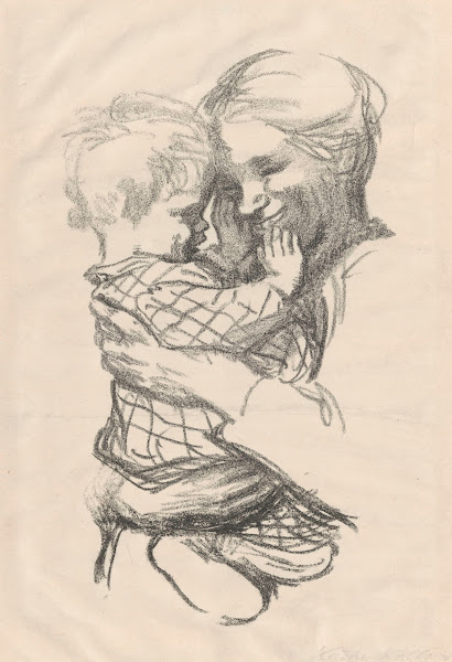 Mutter mit Kind auf dem Arm 1916