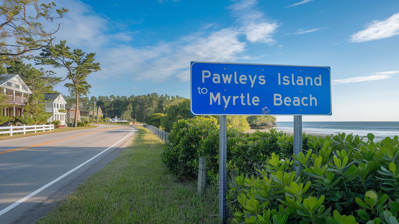 How Far Is Pawleys Island from Myrtle Beach Driving?