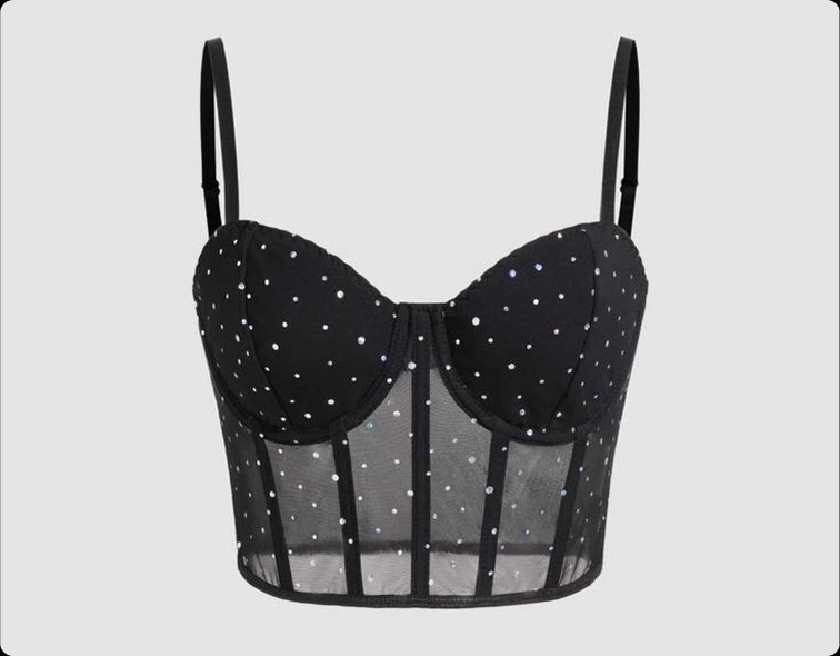 Corset con Brillos
