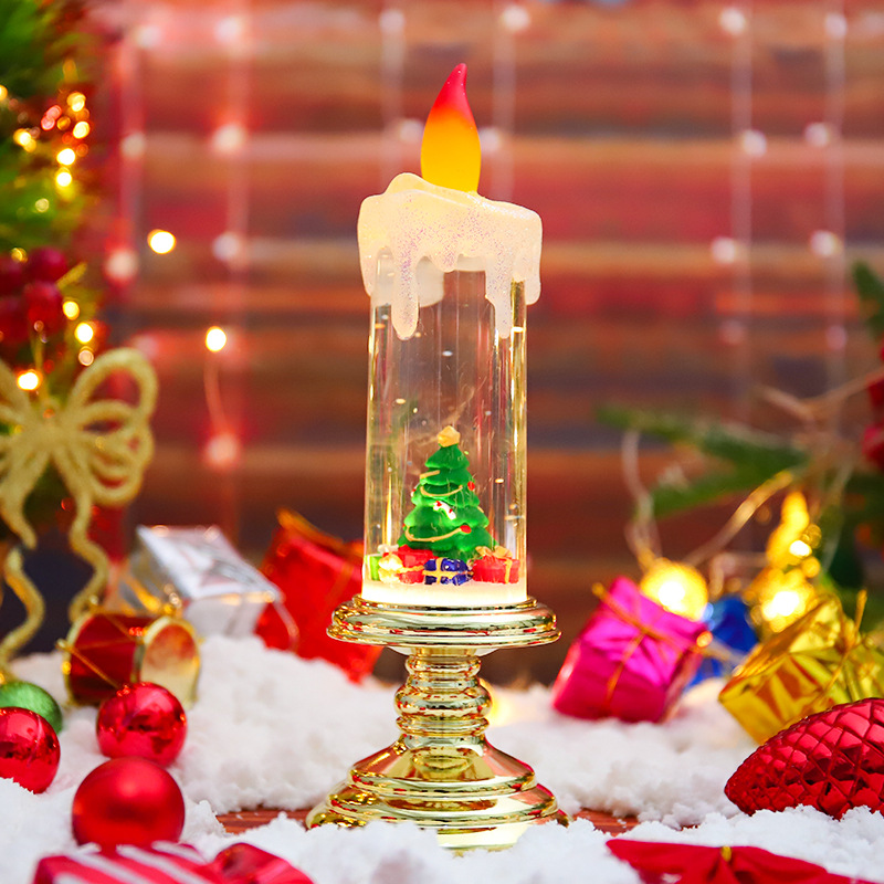 Classic Christmas Light Decoration Made of Resin