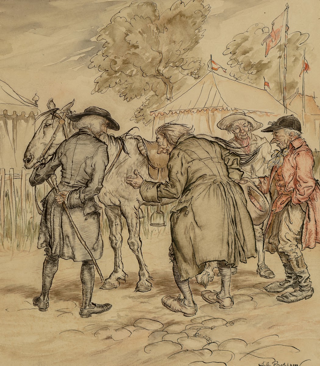 Horse Trading at a Country Fair 1929
