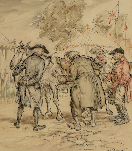 Horse Trading at a Country Fair 1929