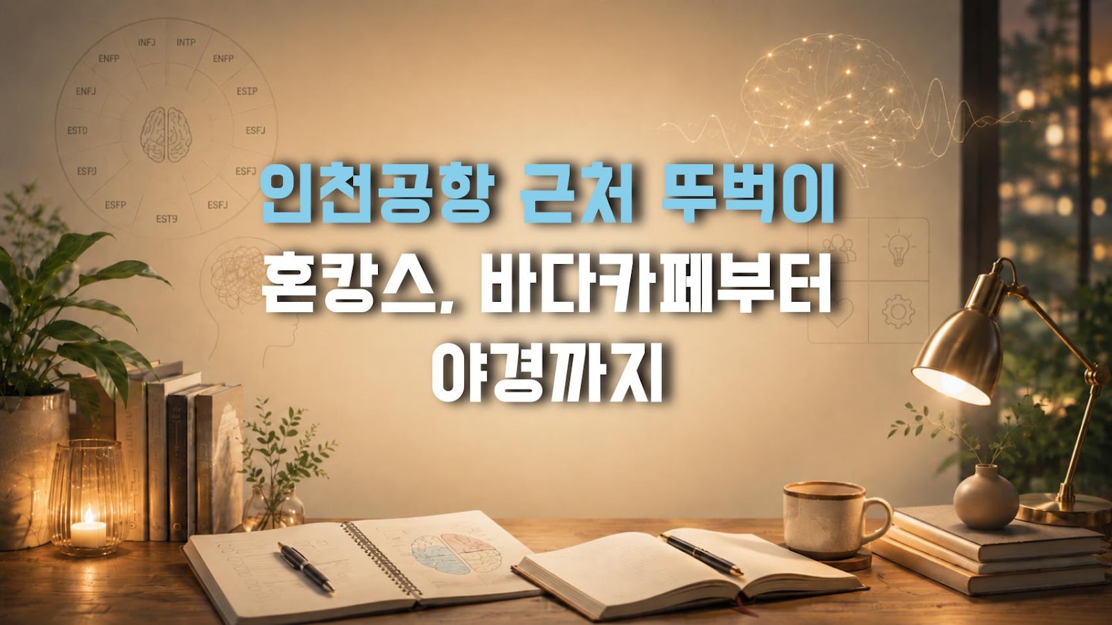 인천공항 근처 뚜벅이 혼캉스, 바다카페부터 야경까지