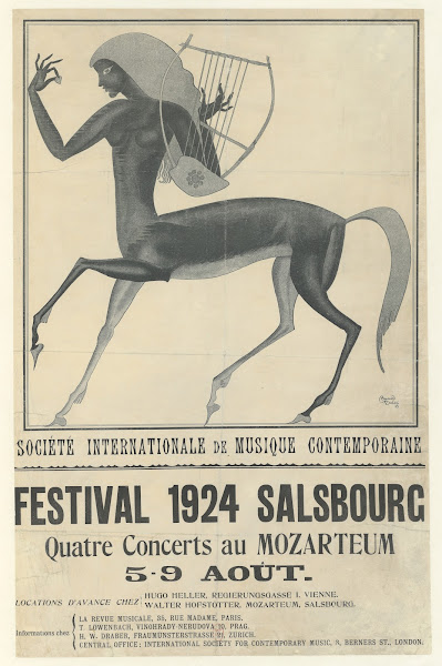 Festival 1924 Salsbourg sic Société internationale de musique contemporaine 1924