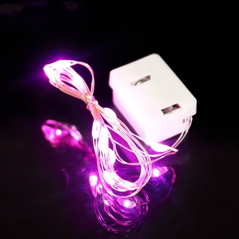 LED-Kupferdraht-Lichterkette mit Batteriebox