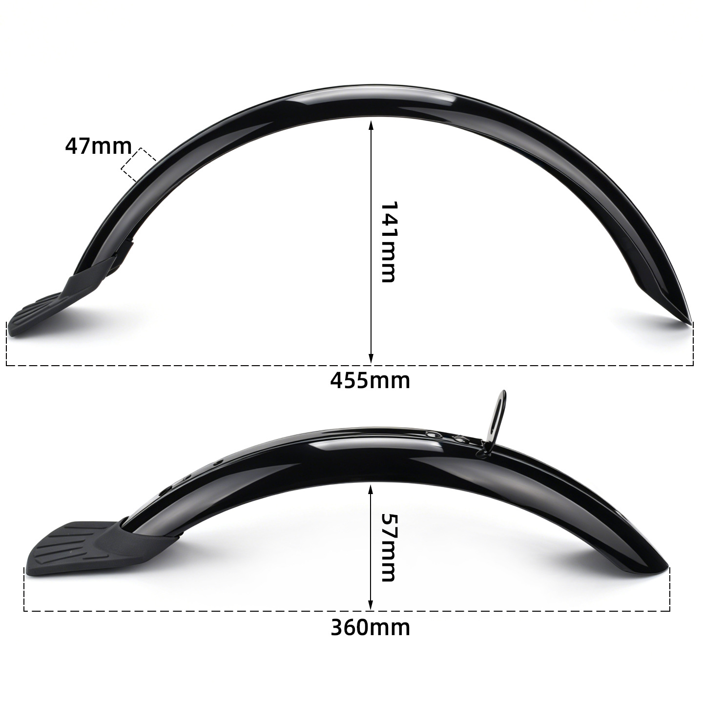 Fahrrad-Schutzblech, PVC, 16″ und 20″