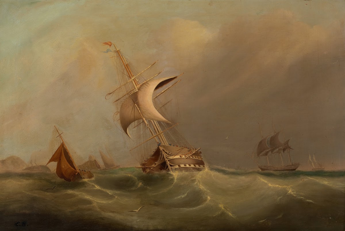 Ships at Sea 19th Century