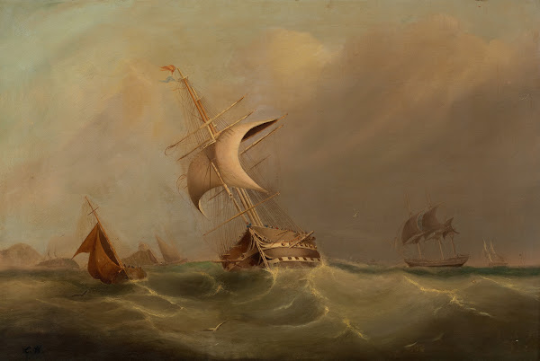Ships at Sea 19th Century
