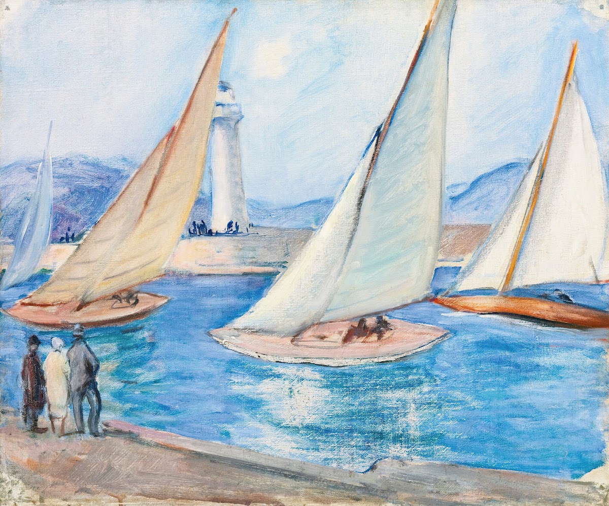 Départ DeRégates Dans Le Midi St Tropez 1920s