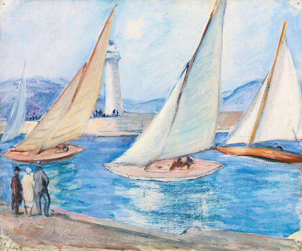 Départ DeRégates Dans Le Midi St Tropez 1920s
