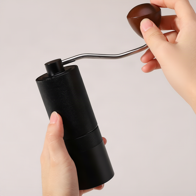 Handkaffeemühle mit Stahlkern, Luxus-Design