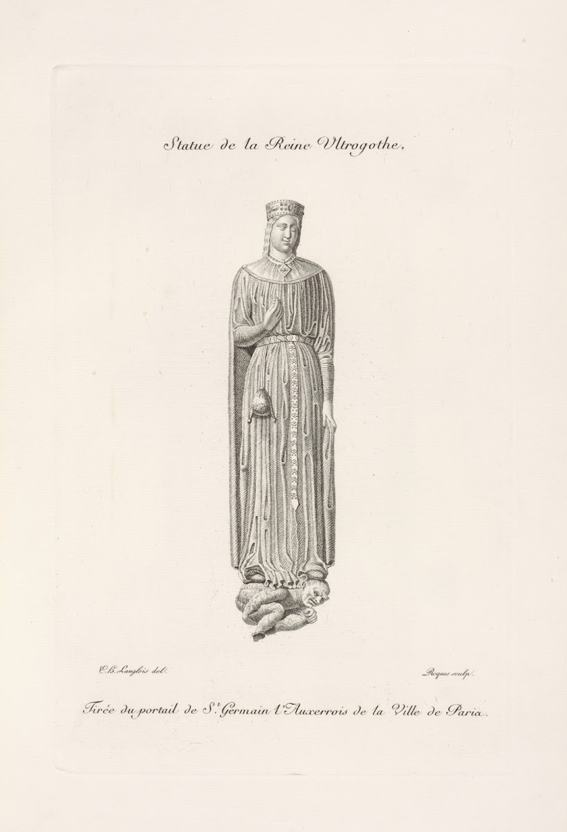 Statue de la reine Ultrogothe 1839