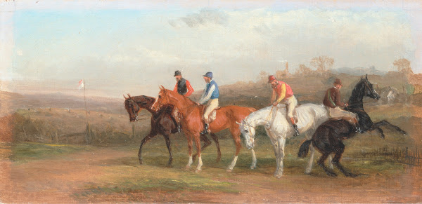 Steeplechasing At the Start 1869