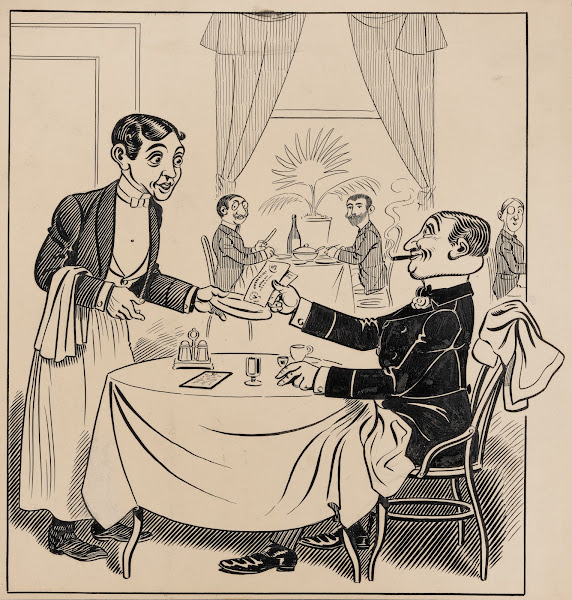 Chivalrous man inadvertently swapping his coat with a womans Pl6