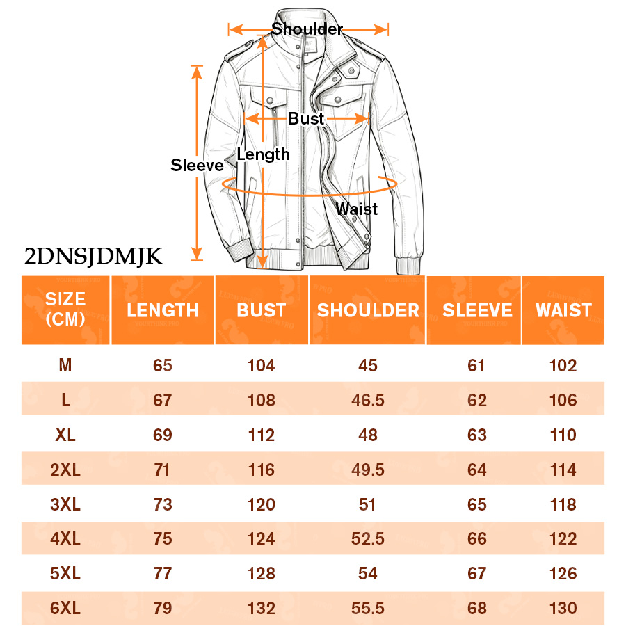 2D Men’s Plus Size Jacket