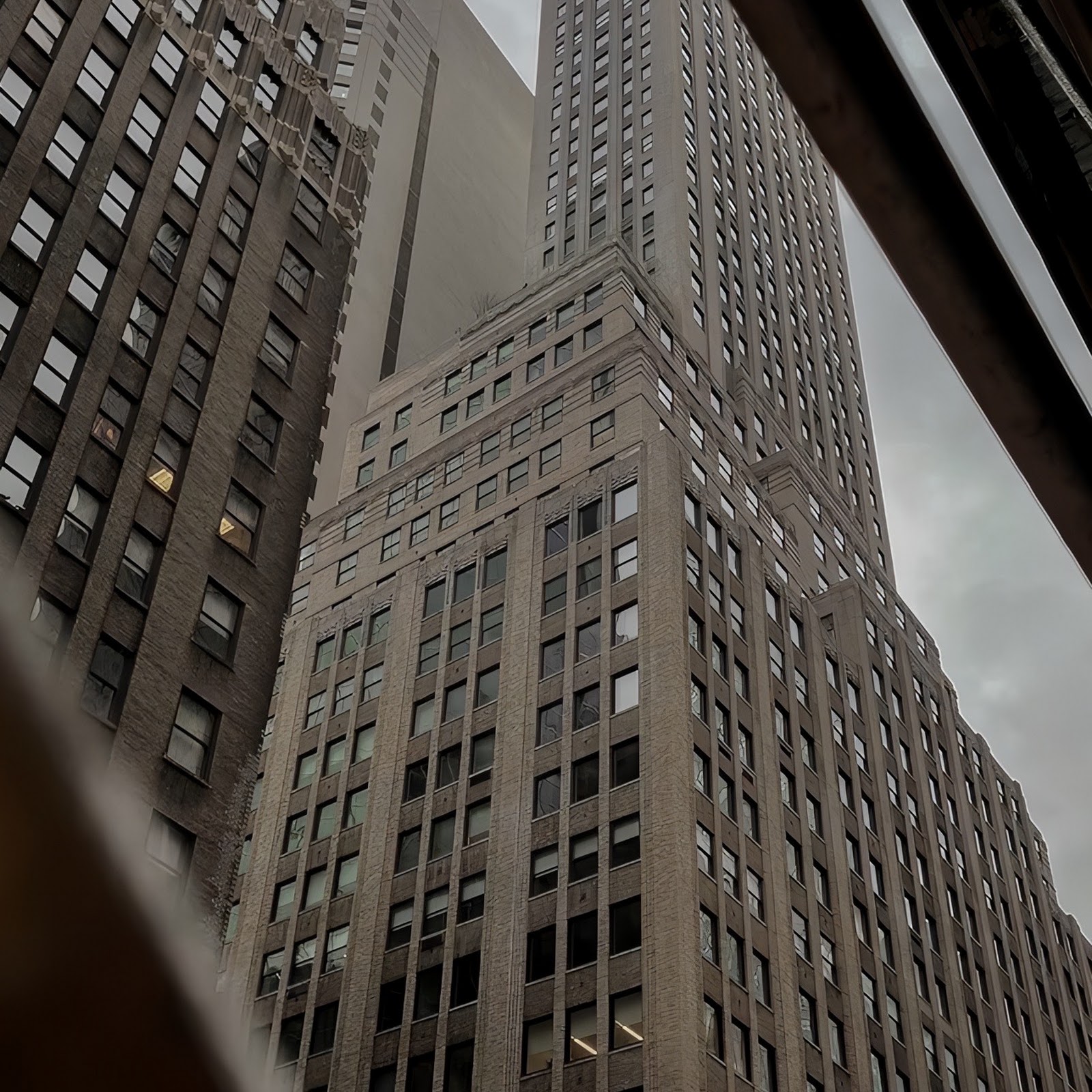 Download Tall Skyscrapers Under Overcast Sky Full HD iPhone