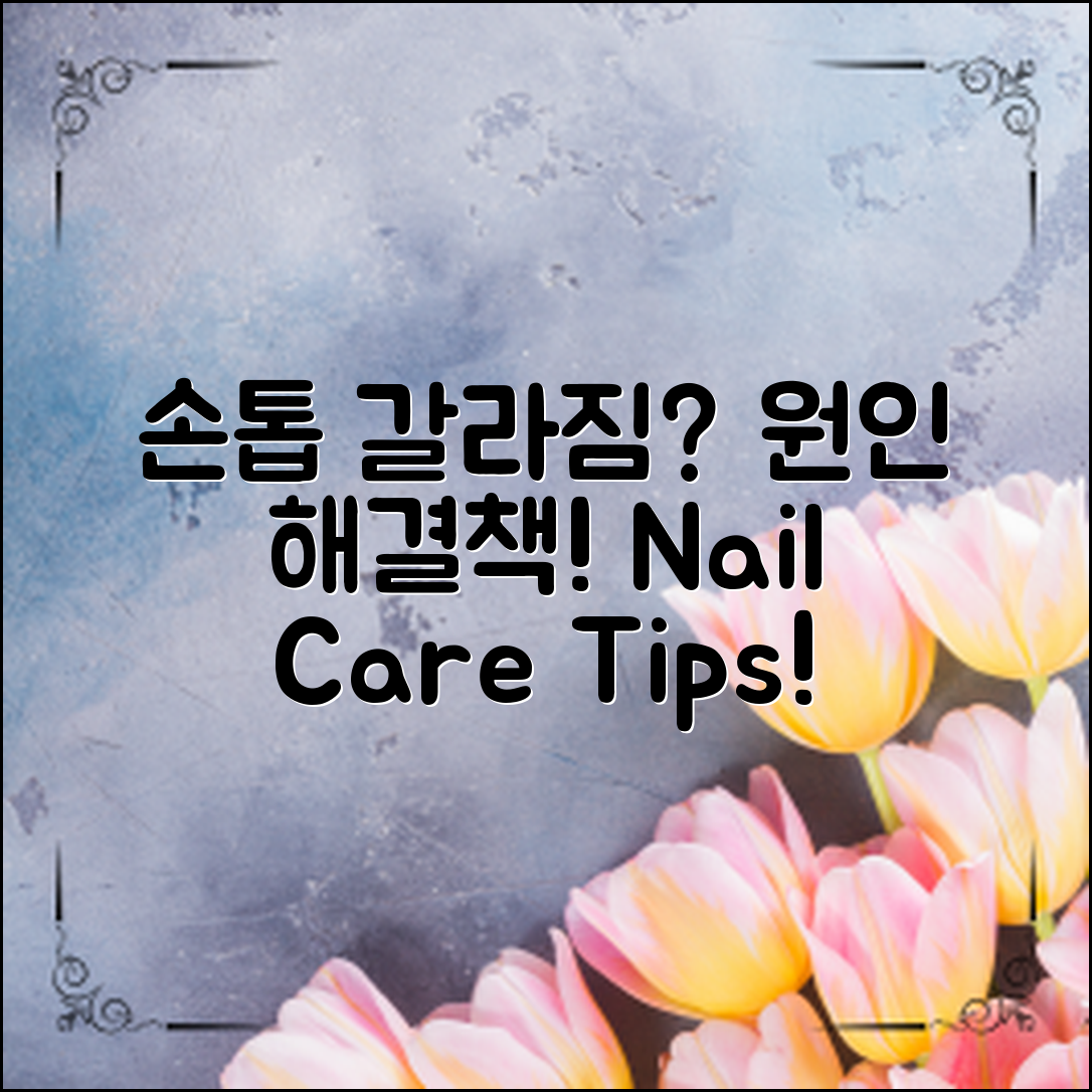 손톱 갈라짐, 원인과 해결책은 무엇일까?